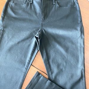 NEW!! NYDJ Black Denim Jeans Sz 10 Ami Skinny 33x28x6